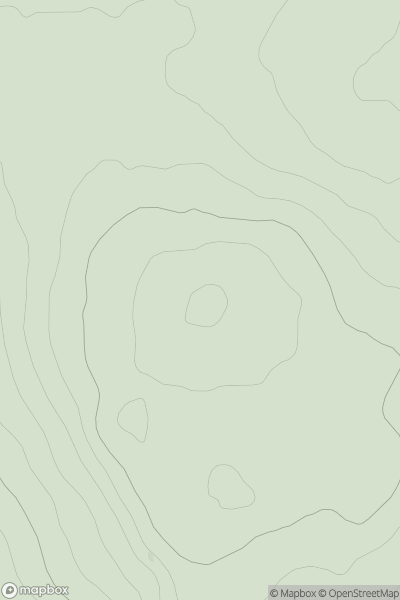 Thumbnail image for Craig Hill [Braemar to Montrose] showing contour plot for surrounding peak